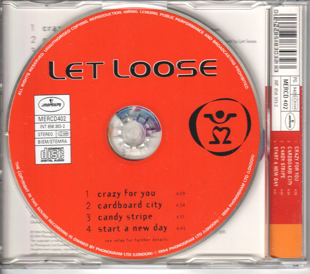 Let Loose - Crazy For You - Cd