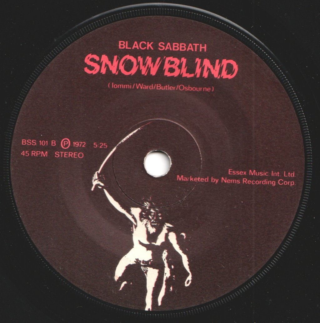 Black Sabbath - Paranoid - 7 Inch