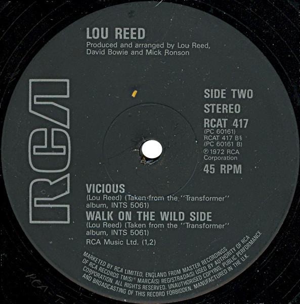 Lou Reed - I Love You, Suzanne - 12 Inch