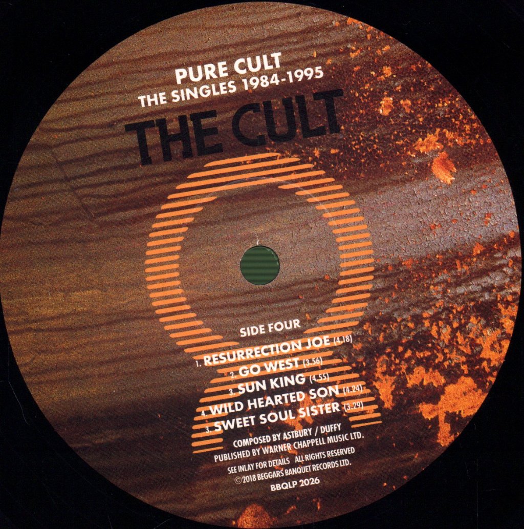Cult - Pure Cult (Singles 1984 - 1995) - Double Lp