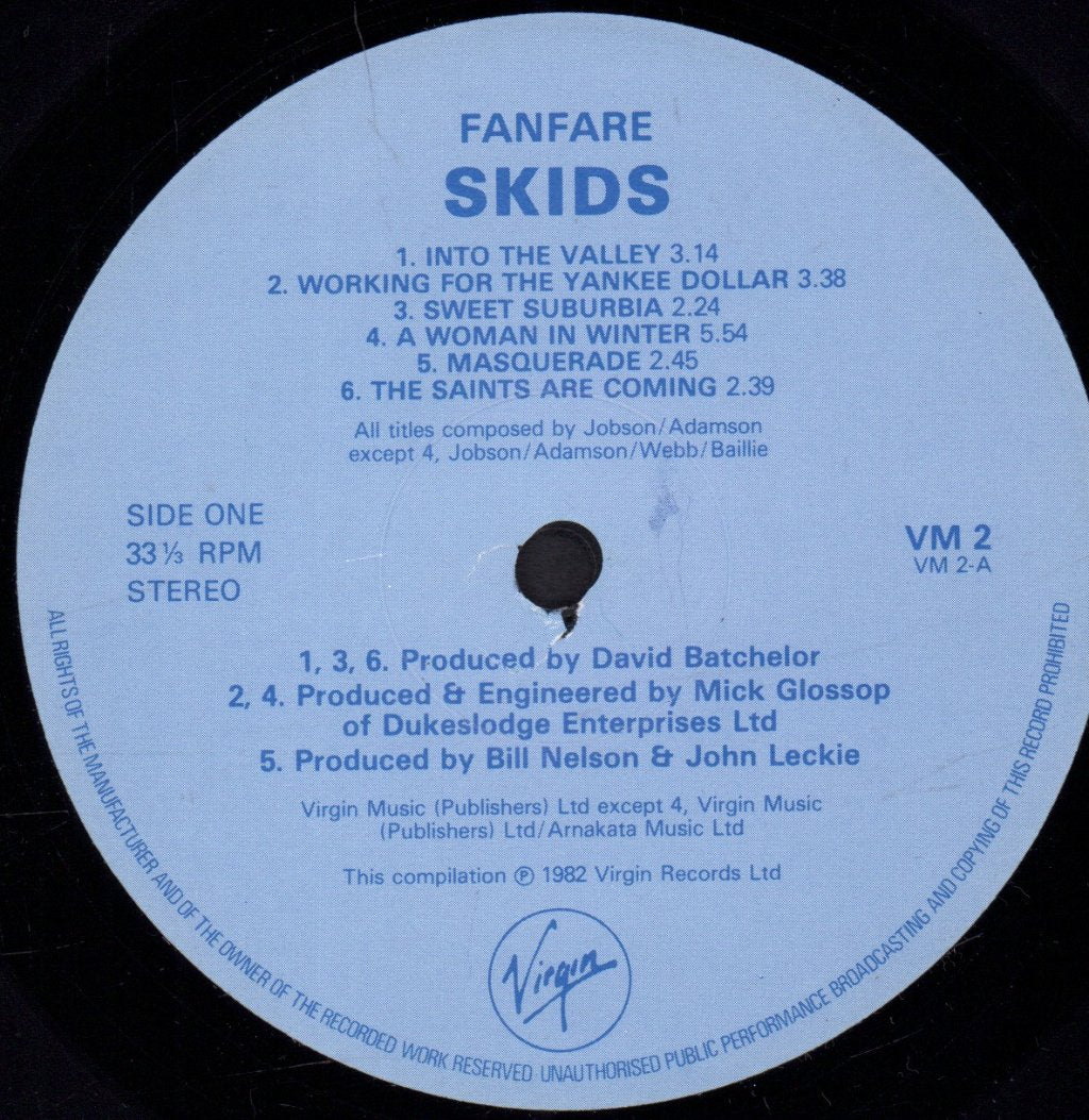 Skids - Fanfare - Lp