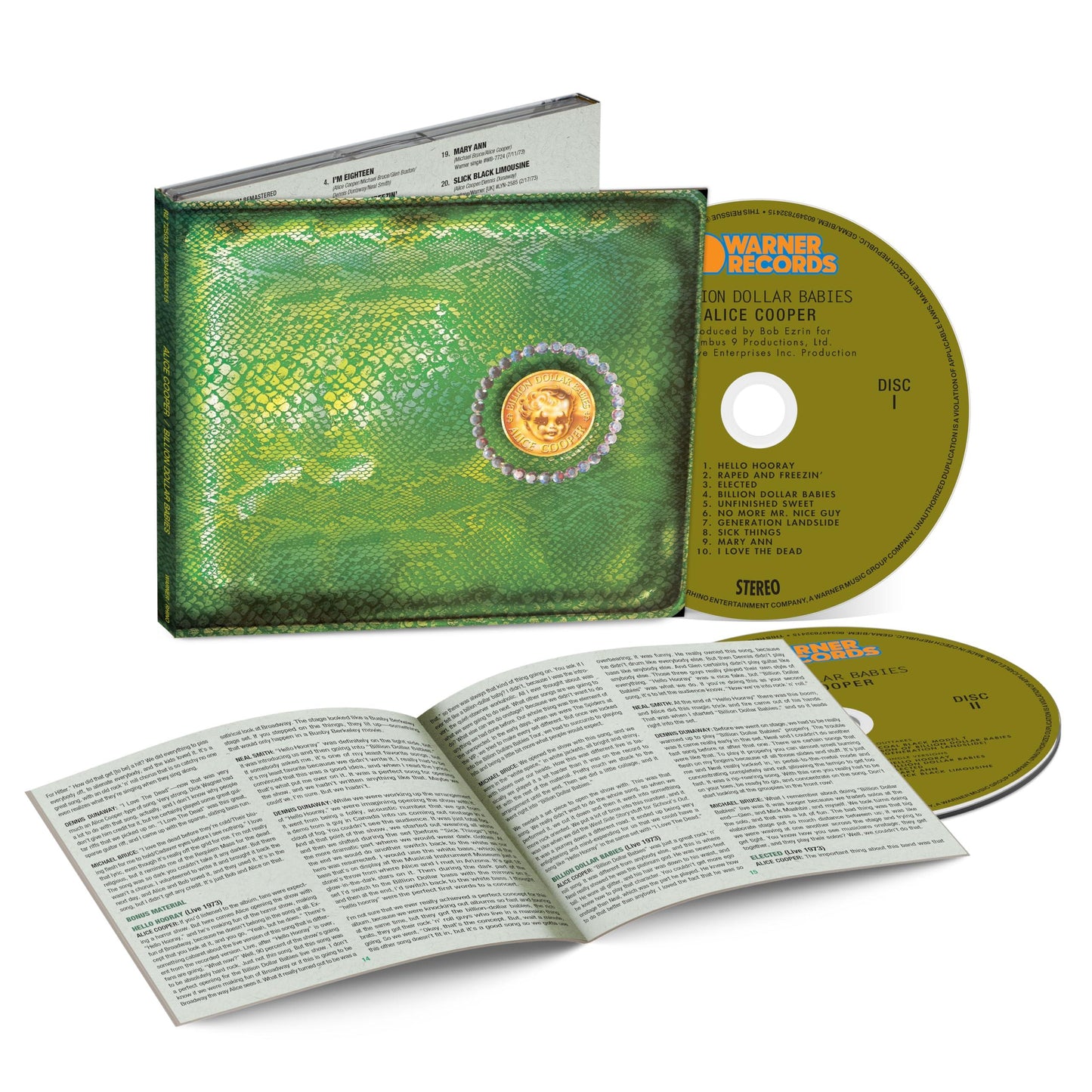 Alice Cooper - Billion Dollar Babies (50th Anniversary Deluxe Edition) - Double Cd