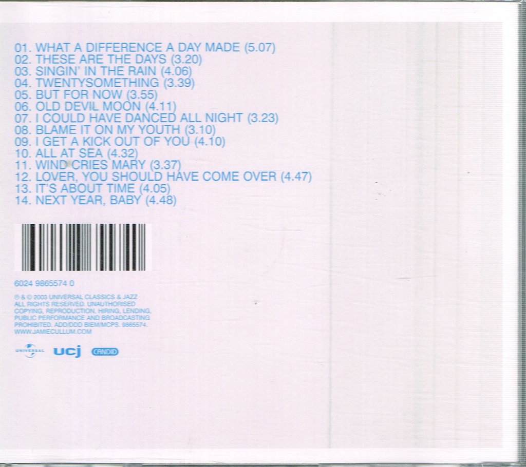 Jamie Cullum - Twentysomething - Cd