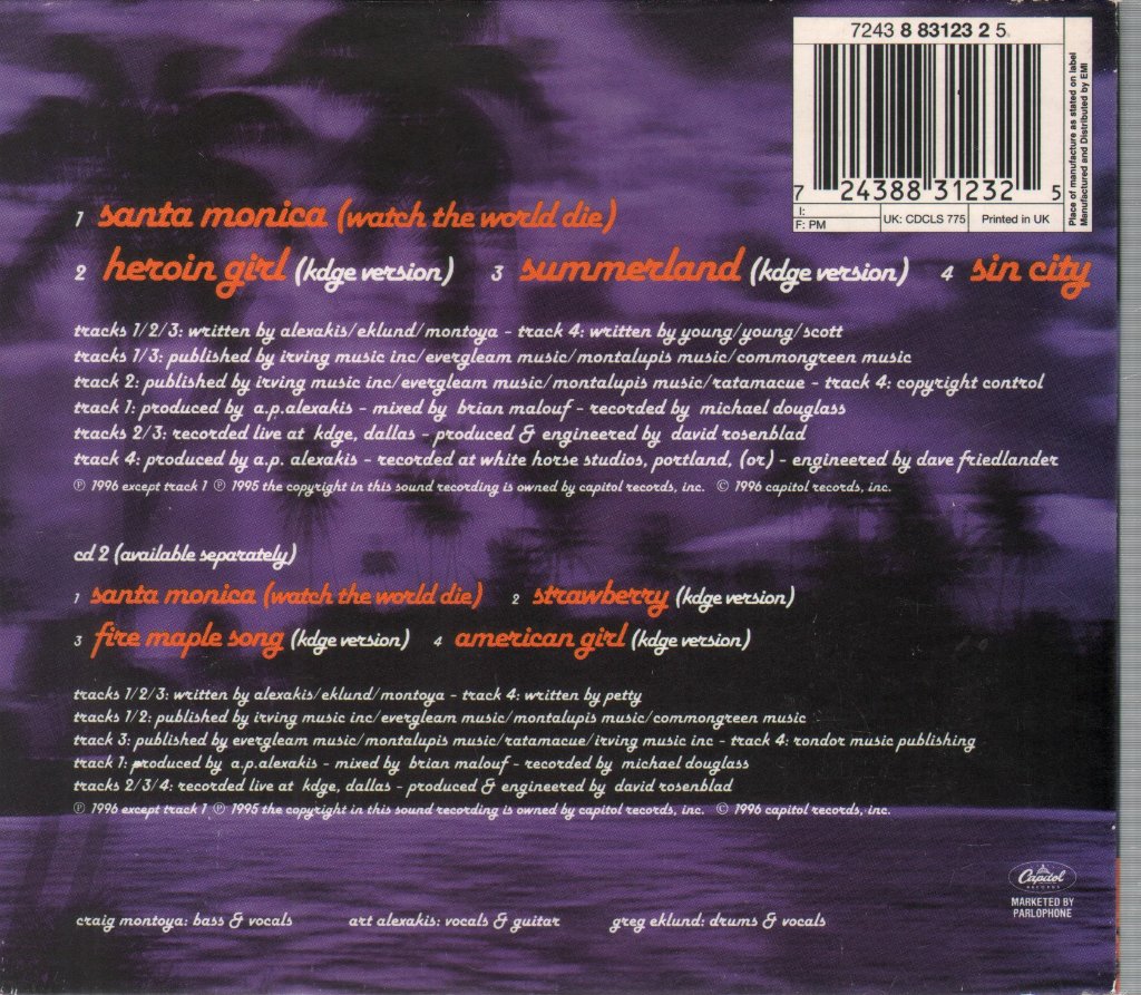 Everclear - Santa Monica - Cd