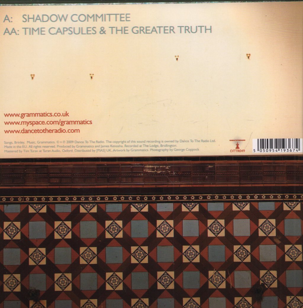 Grammatics - Shadow Committee / Time Capsules & The Greater Truth - 7 Inch