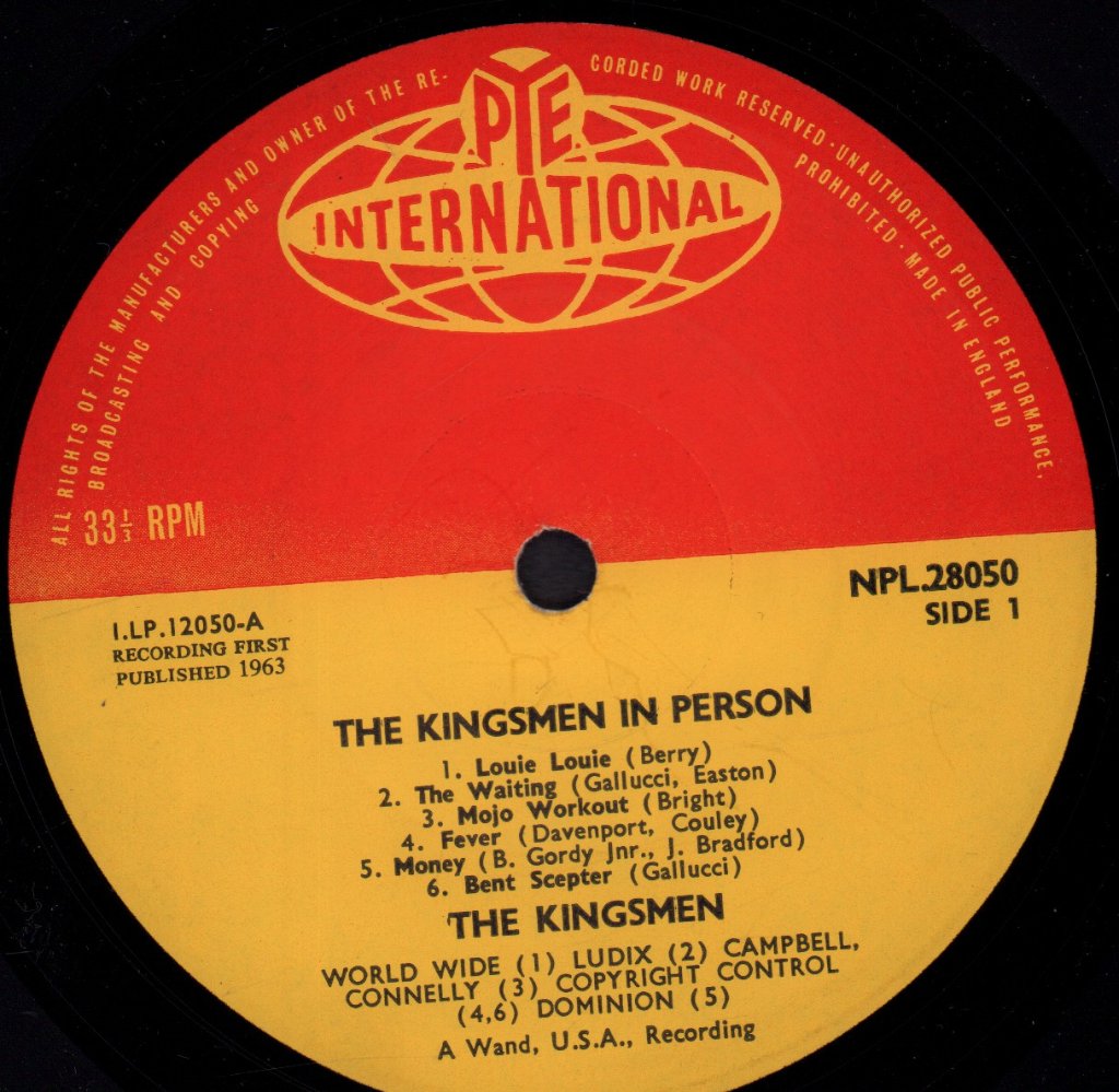 Kingsmen - Kingsmen In Person - Lp
