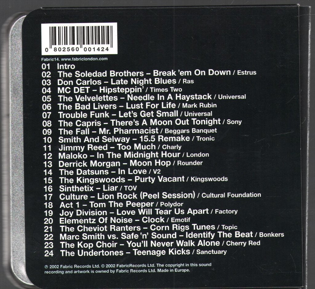 John Peel - FabricLive. 07 - Cd