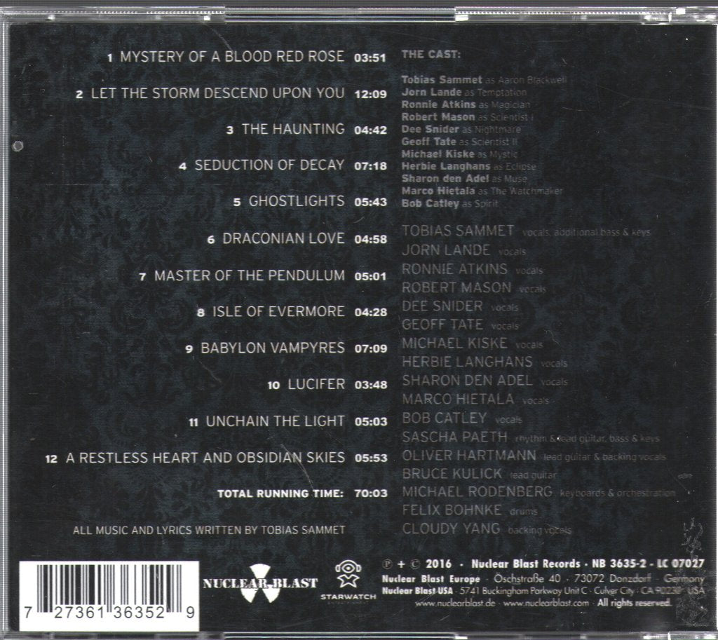 Tobias Sammet's Avantasia - Ghostlights - Cd