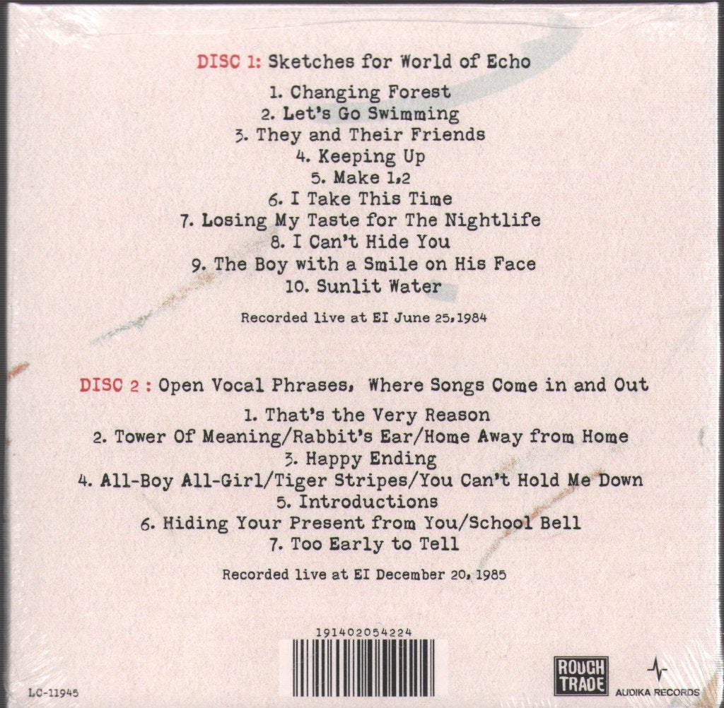 Arthur Russell - Sketches For World Of Echo & Open Vocal Phrases... - Double Cd