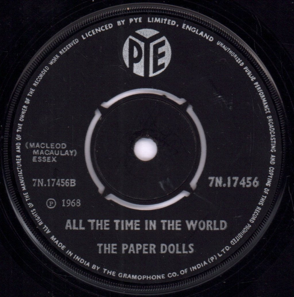 Paper Dolls - Something Here In My Heart - 7 Inch