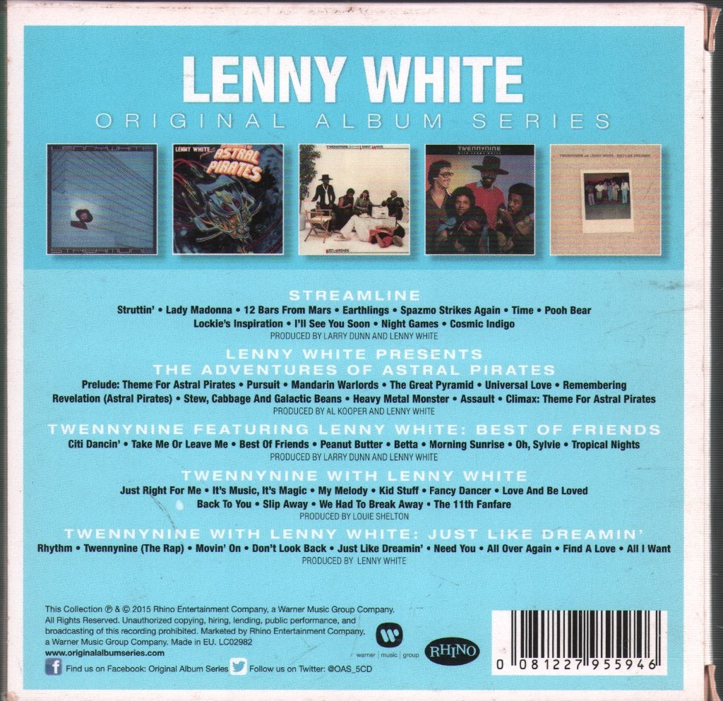 Lenny White with Twennynine - Original Album Series - Cd Set