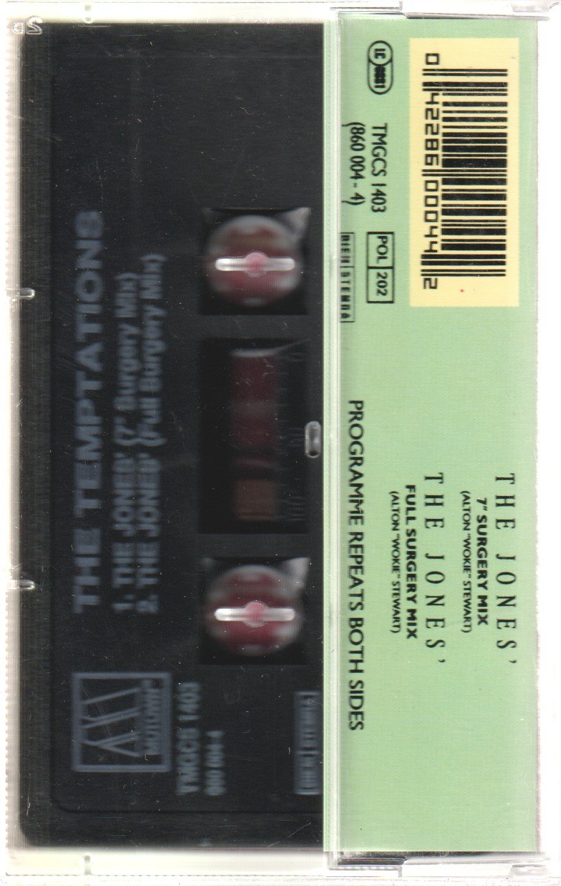 Temptations - Jones - Cassette