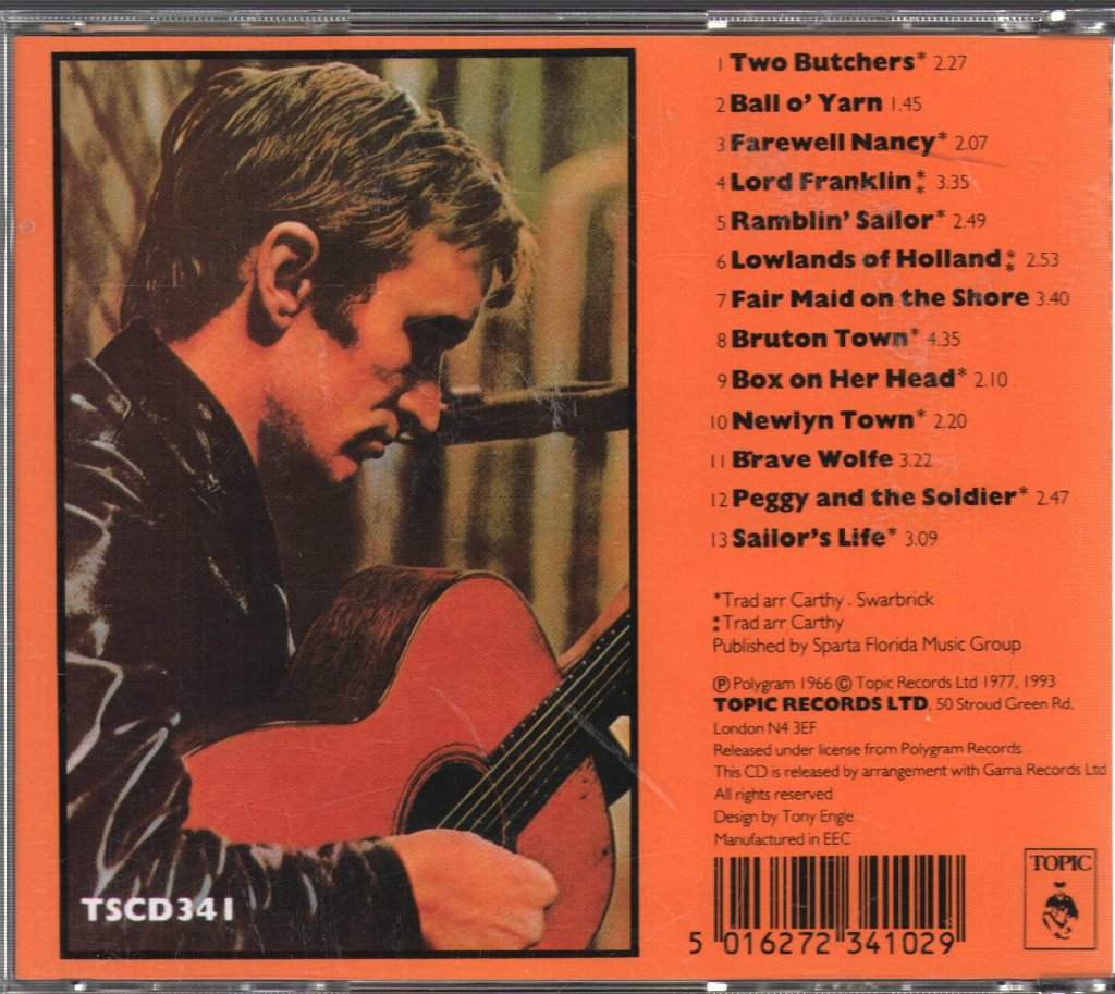 Martin Carthy And Dave Swarbrick - Second Album - Cd
