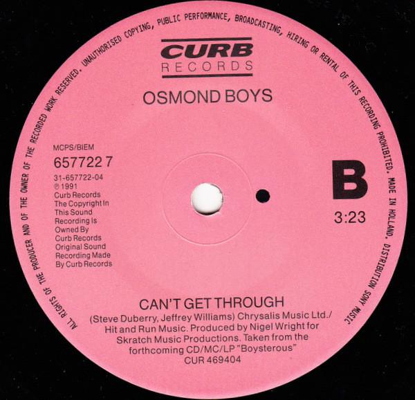 Osmond Boys - Show Me The Way - 7 Inch
