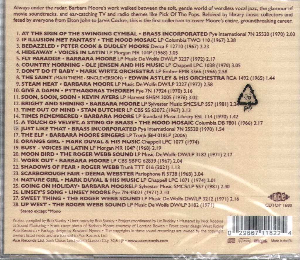 Various Artists - Bedazzled! Barbara Moore TV, Film and Studio Work 1965-81 - Cd