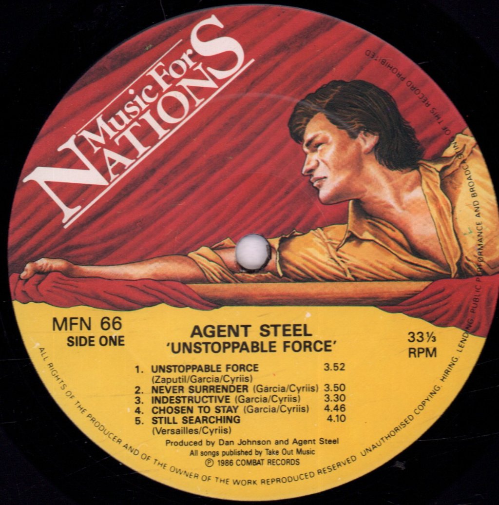 Agent Steel - Unstoppable Force - Lp