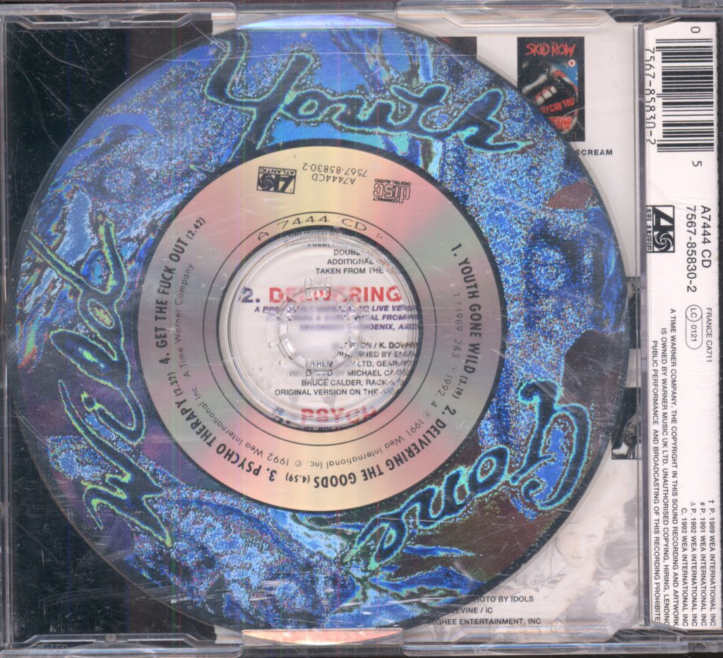 Skid Row - Youth Gone Wild / Delivering The Goods - Cd