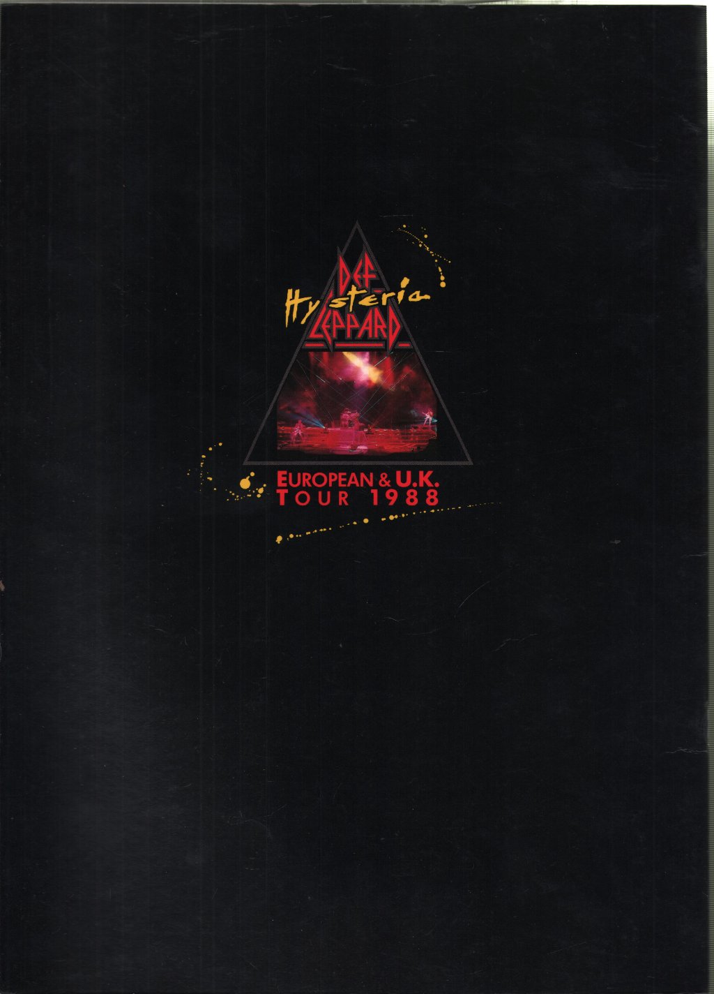 Def Leppard - Hysteria Tour 1987 - Tour Programme