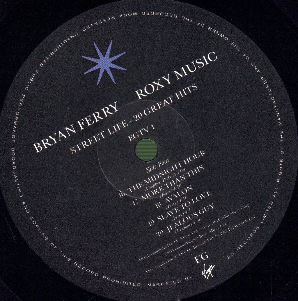 Bryan Ferry / Roxy Music - Street Life (20 Great Hits) - Double Lp