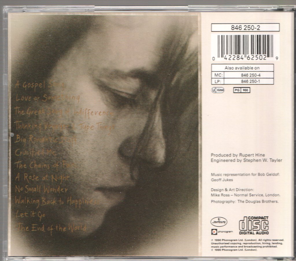 Bob Geldof - Vegetarians Of Love - Cd