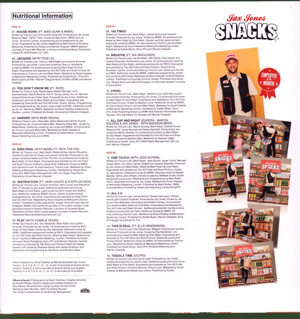 Jax Jones - Snacks - Double Lp