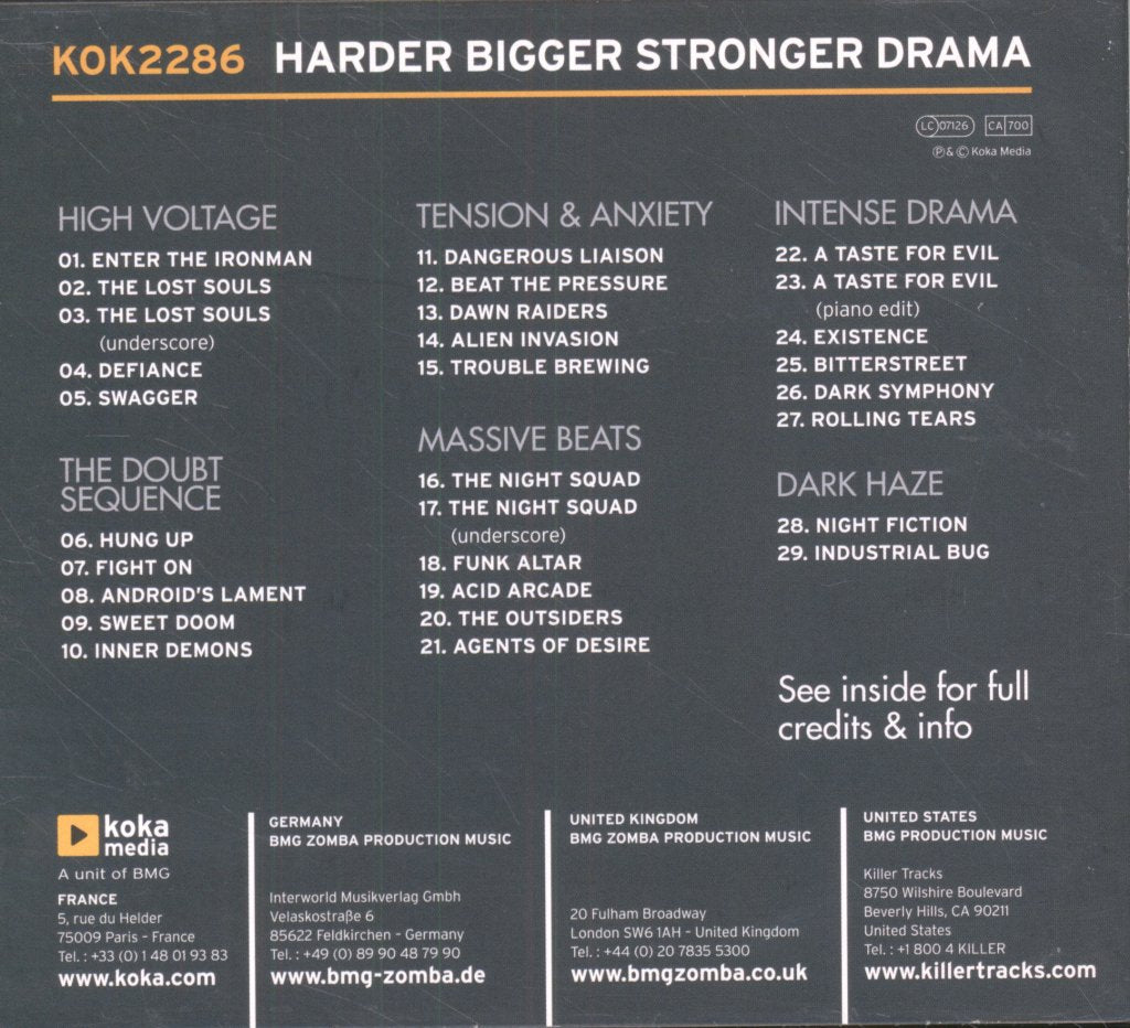 Various Artists - Harder Bigger Stronger Drama - Cd
