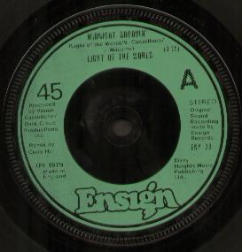 Light Of The World - Midnight Groovin' - 7 Inch