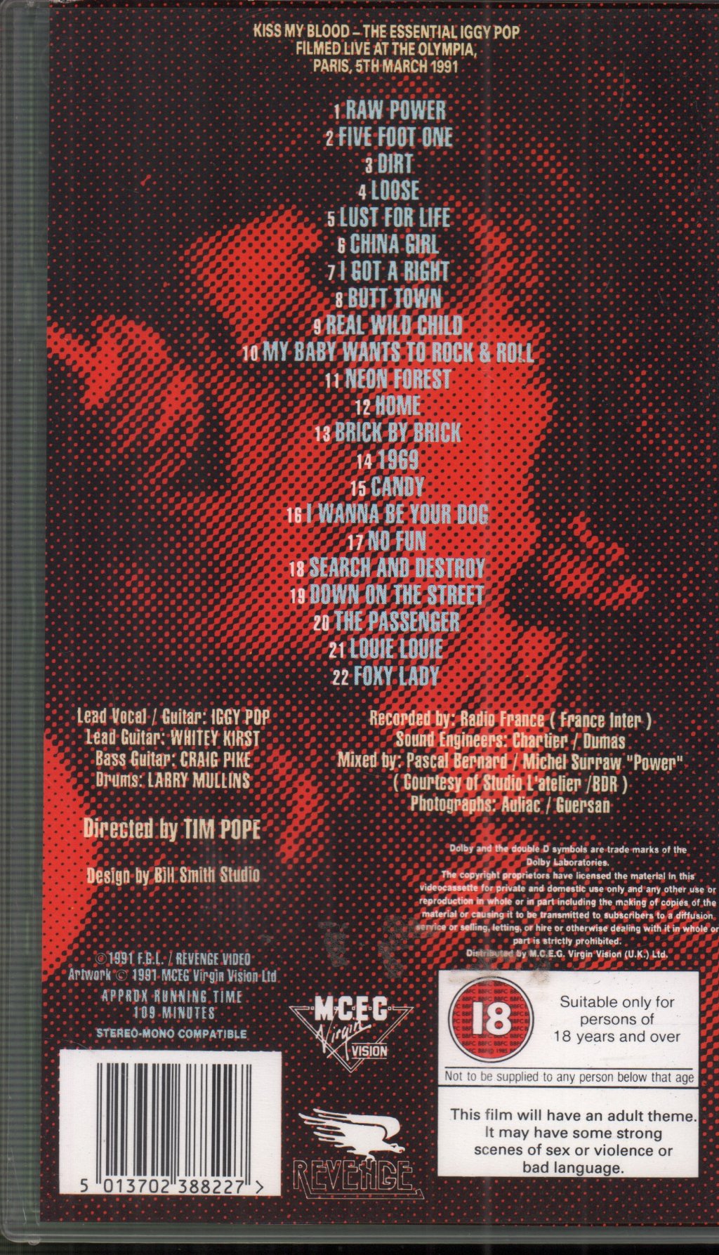 Iggy Pop - Kiss My Blood - Video