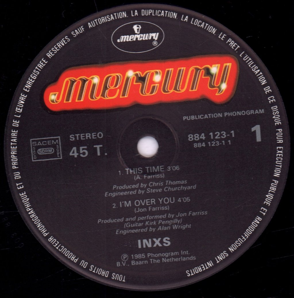 INXS - This Time - 12 Inch