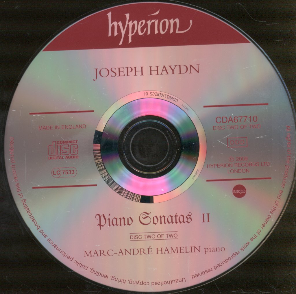 Marc-André Hamelin - Haydn - Piano Sonatas II - Double Cd