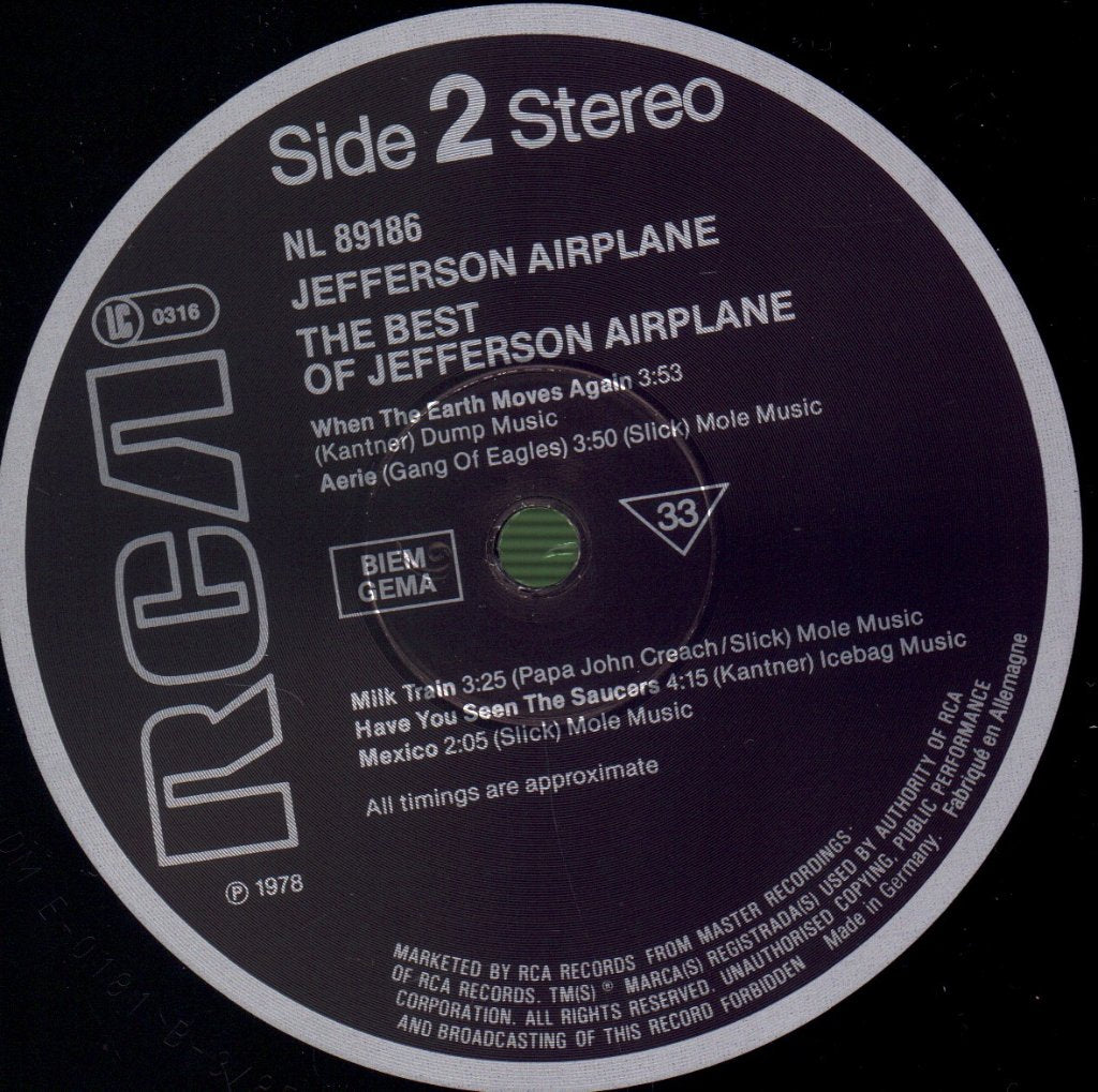 Jefferson Airplane - Best Of - Lp