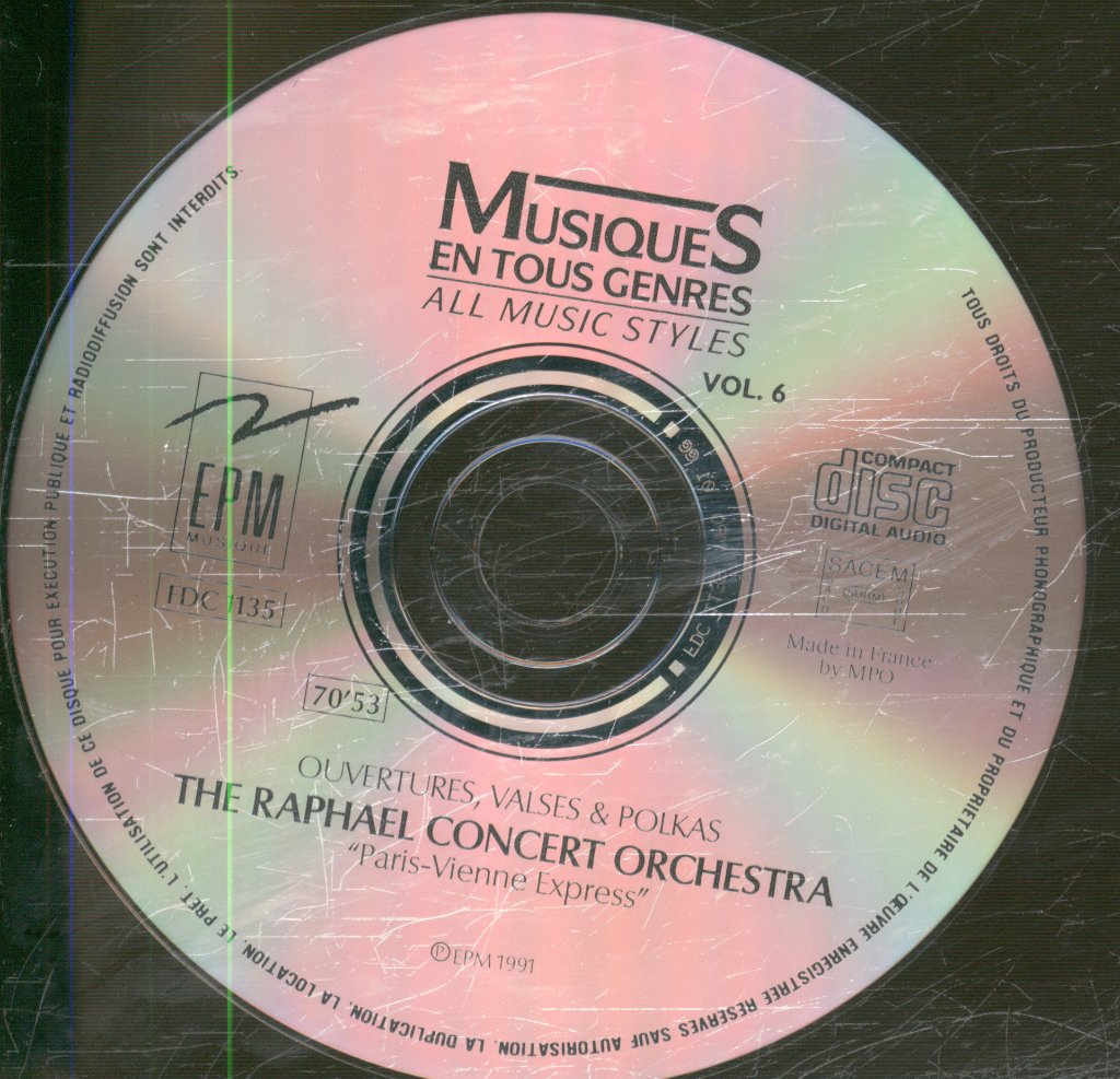 Raphael Concert Orchestra - Paris-Vienne Express - Cd