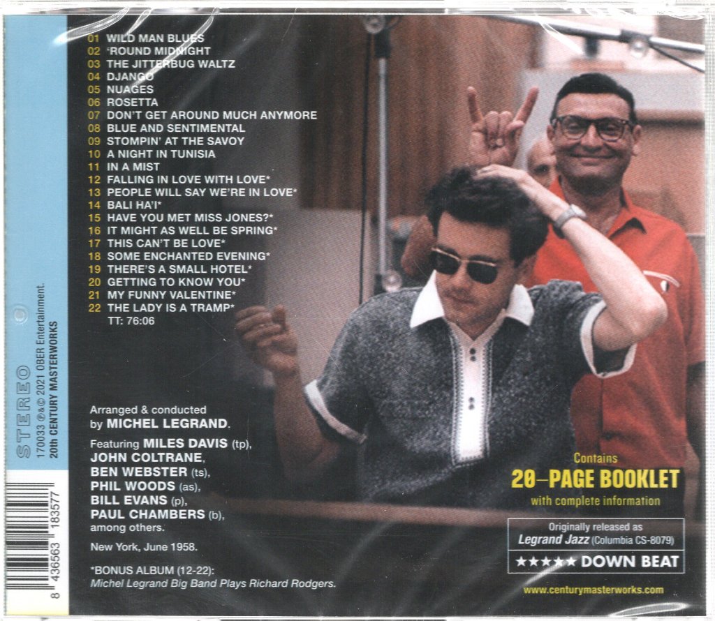 Michel Legrand & Miles Davis - Legrand Jazz - Cd
