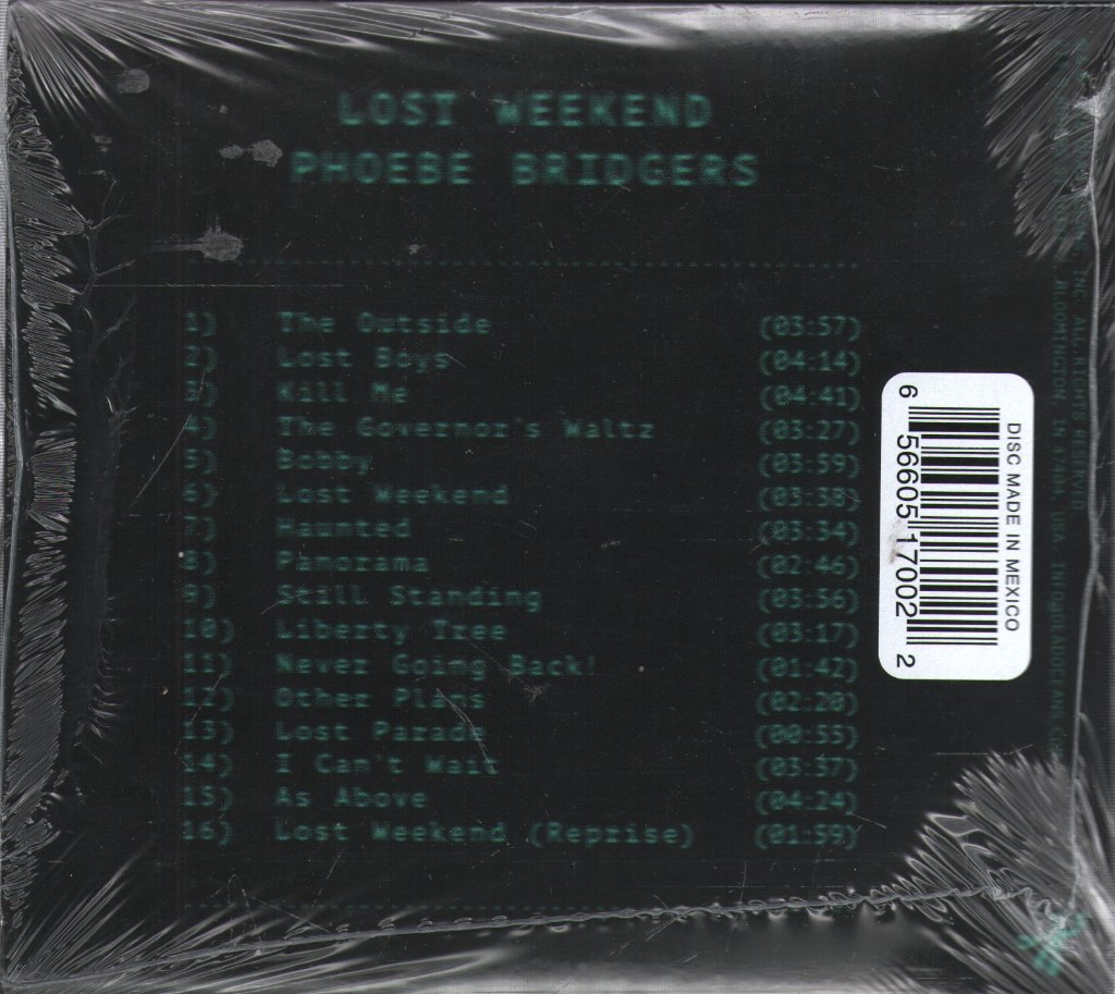 Phoebe Bridgers - Lost Weekend - Cd