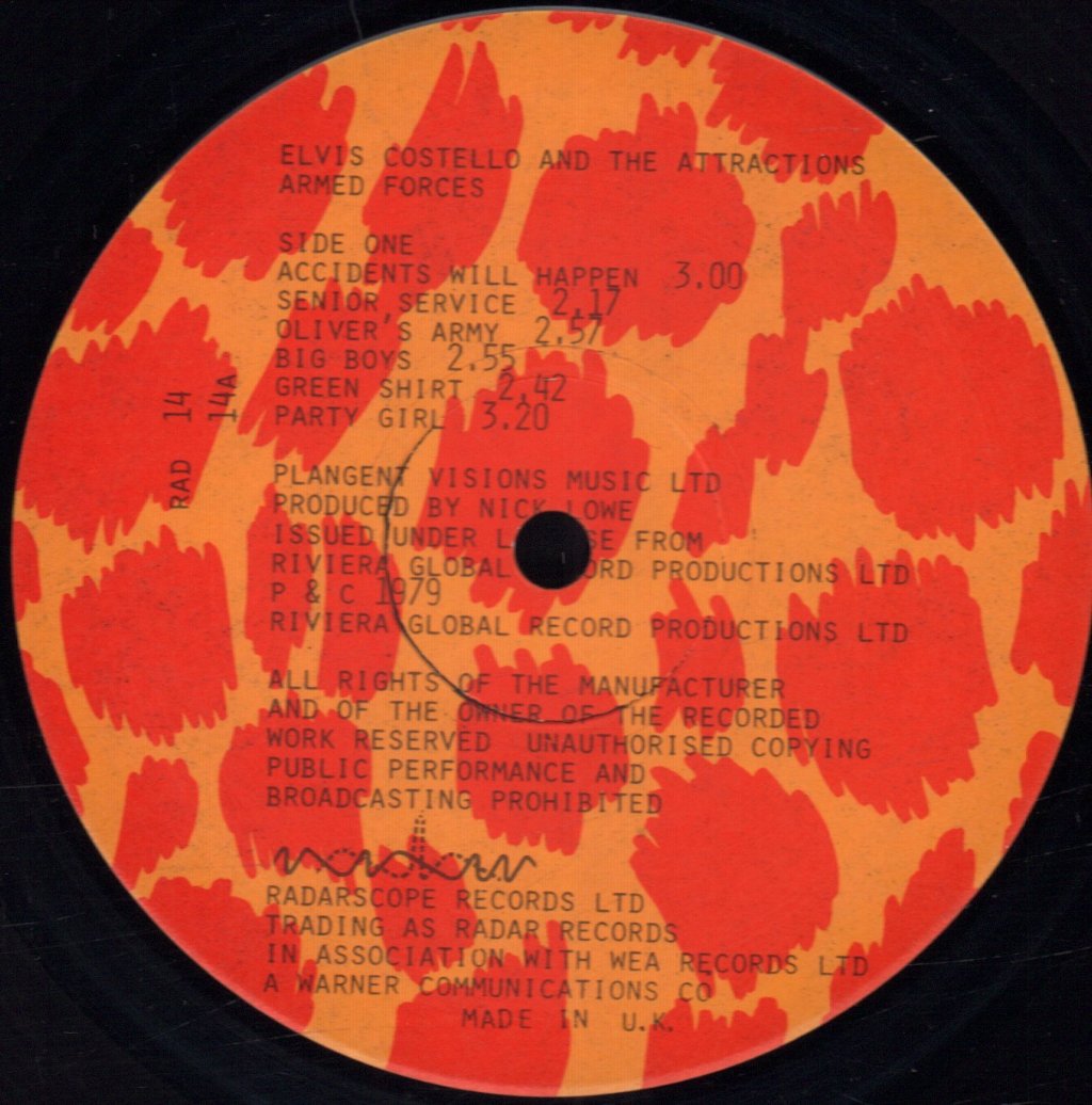 Elvis Costello - Armed Forces - Lp