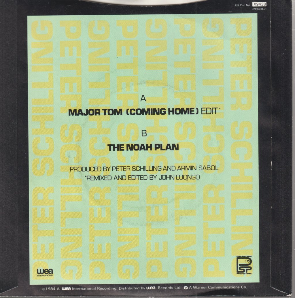 Peter Schilling - Major Tom (Coming Home) - 7 Inch
