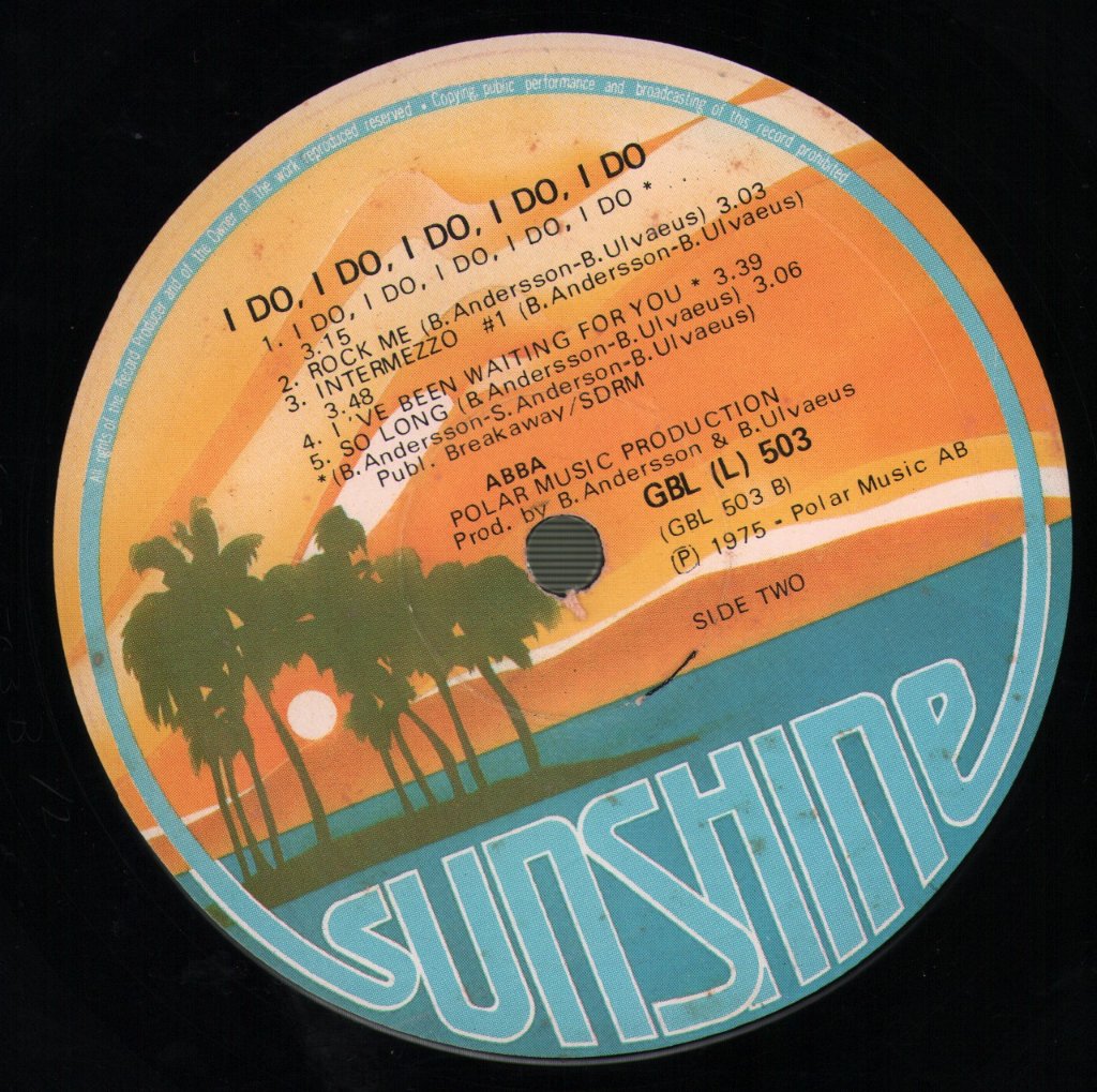 ABBA - I Do, I Do, I Do, I Do, I Do - Lp