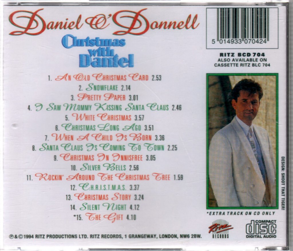 Daniel O'donnell - Christmas With Daniel - Cd