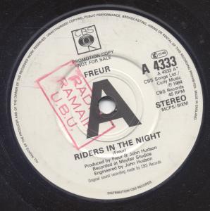 Freur - Riders In The Night - 7 Inch