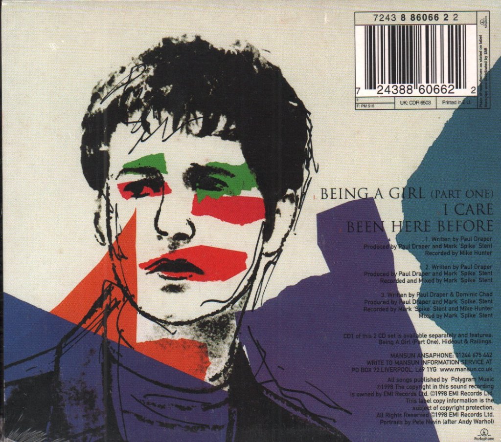 Mansun - Being A Girl - Cd