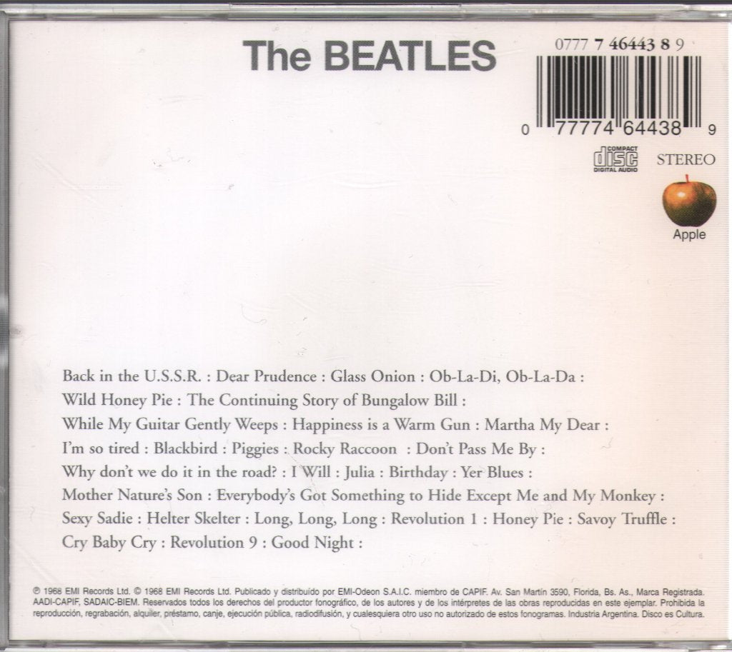 Beatles - White Album - Double Cd