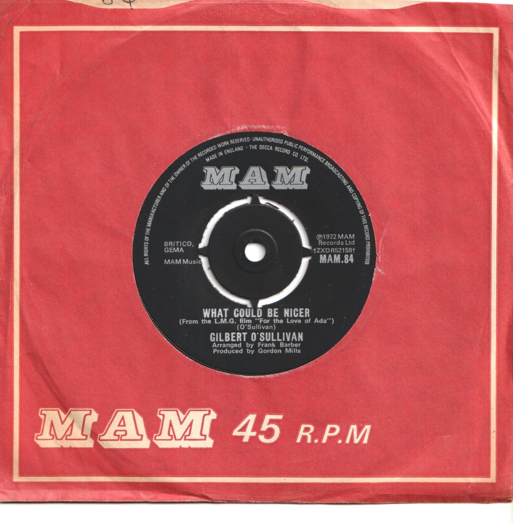 Gilbert O'Sullivan - Clair - 7 Inch