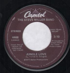 Steve Miller Band - Jungle Love - 7 Inch