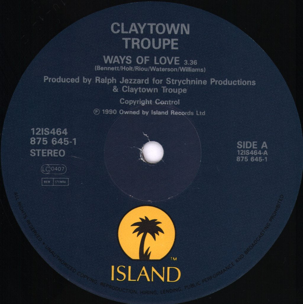 Claytown Troupe - Ways Of Love - 12 Inch