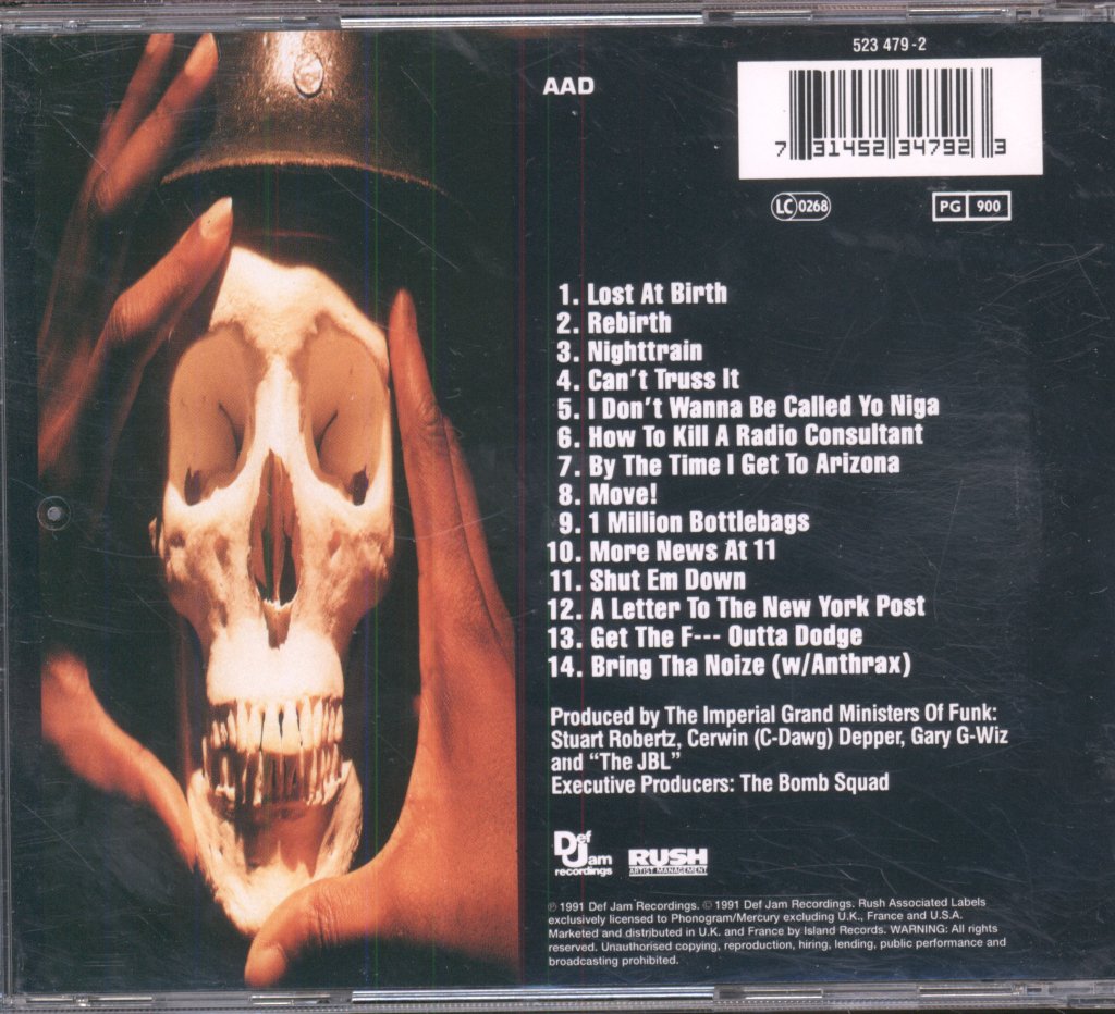 Public Enemy - Apocalypse 91... The Enemy Strikes Black - Cd