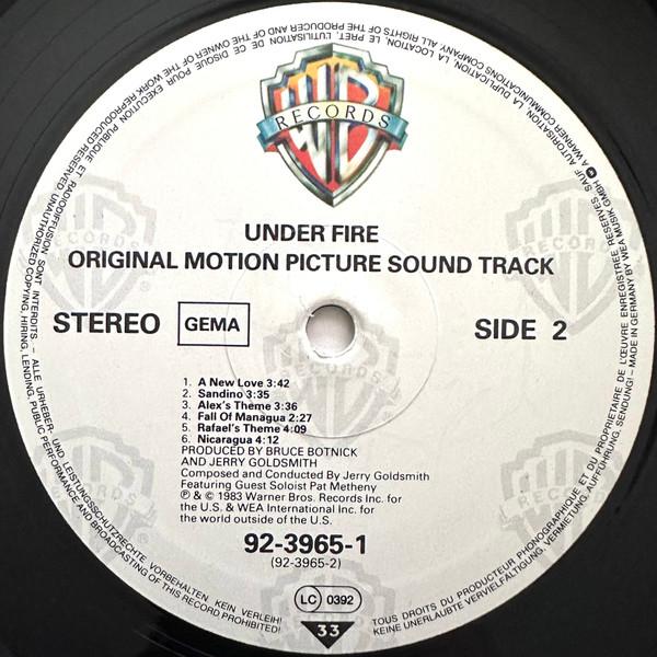 Jerry Goldsmith - Under Fire (Original Motion Picture Sound Track) - Lp
