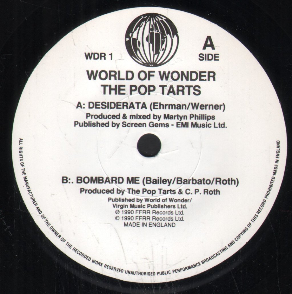 Pop Tarts - Desiderata - 7 Inch