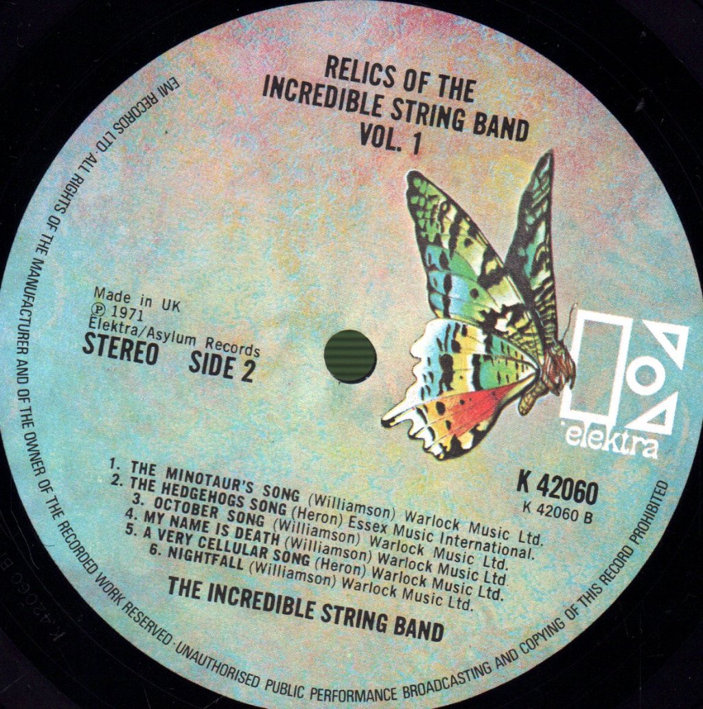 Incredible String Band - Relics Of The Incredible String Band - Lp