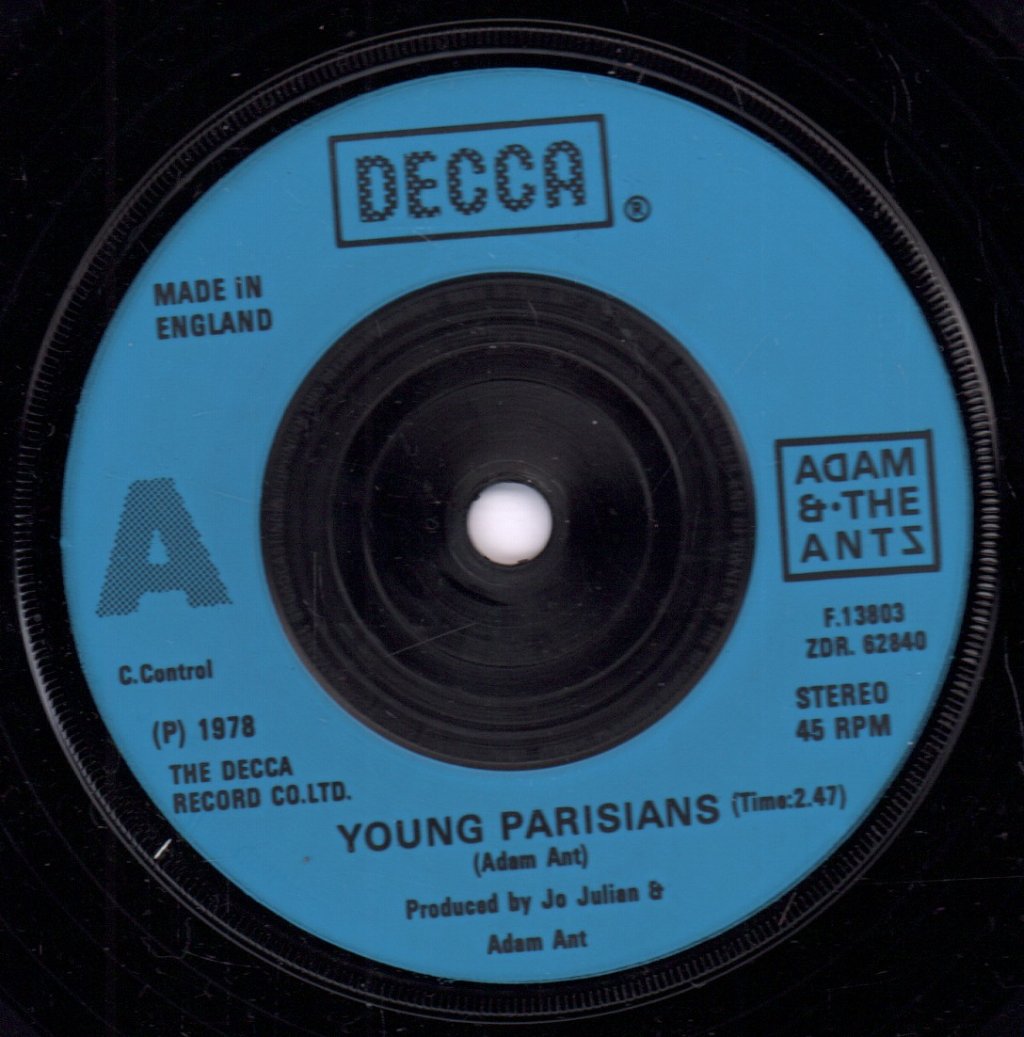 Adam And The Ants - Young Parisians - 7 Inch