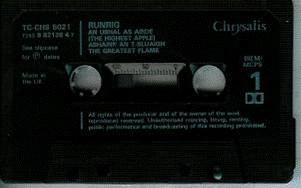 Runrig - An Ubhal As Airde The Highest Apple - Cassette